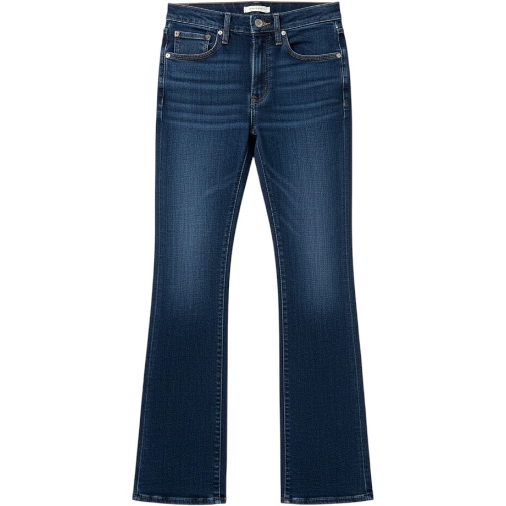 Levis 725 High Rise Bootcut Jeans Dark Wash Blue Denim Size 27
